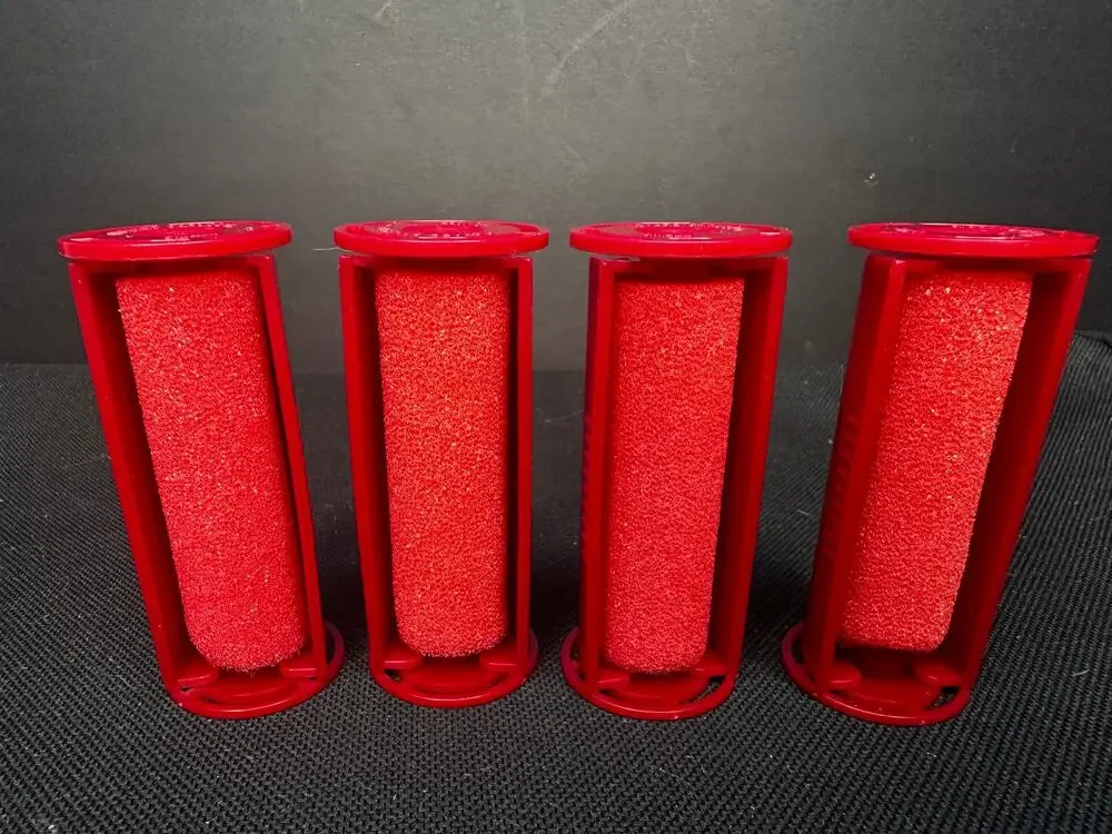 (4) Richard Caruso Molecular Replacement Rollers; size SMALL; no damage